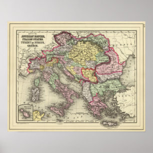 Österreichisches Reich, Italien, die Türkei in Poster