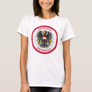 Österreichisches Wappen Kreisform T-Shirt