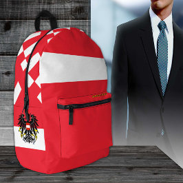 Österreichs Rucksack, patriotische, österreichisch Bedruckter Rucksack