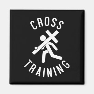 Osterreligiöser Spaß Christliches Cross Training G Magnet
