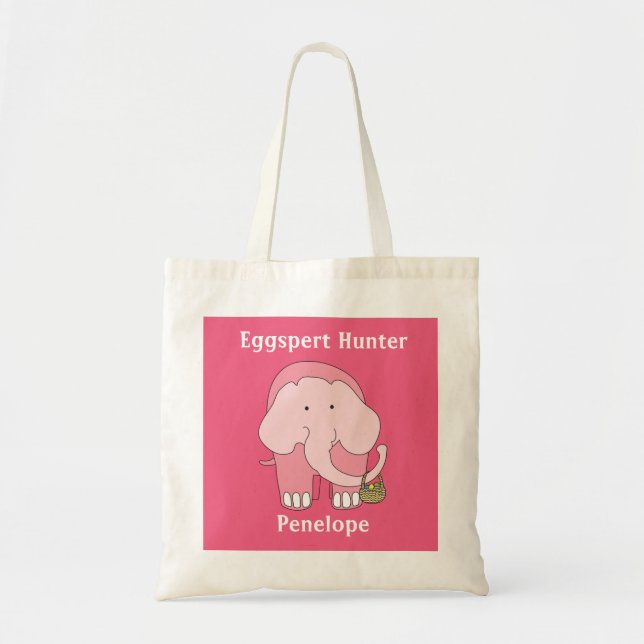 Osterrosa Elephant-Tasche Tragetasche (Vorne)