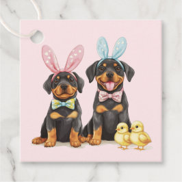 Osterrottweiler Hunde Sonnige Ohren Geschenkanhänger