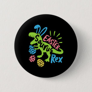 Ostersaurus Rex Bunny Dinosaur Egg Jagen Männer W Button