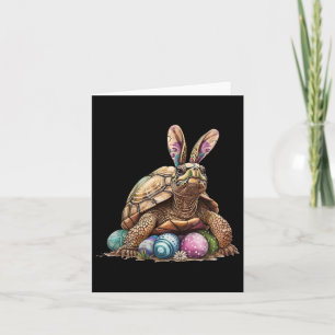 Osterschildkröte Osterschildkröte Bunny Ohren Oste Karte