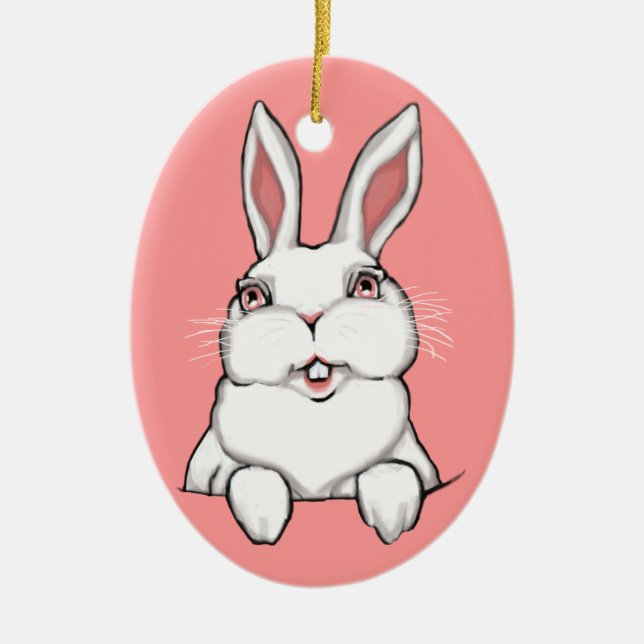 Osterschmuck Custom Osterfest Sonnige Einrichtung Keramik Ornament (Vorne)