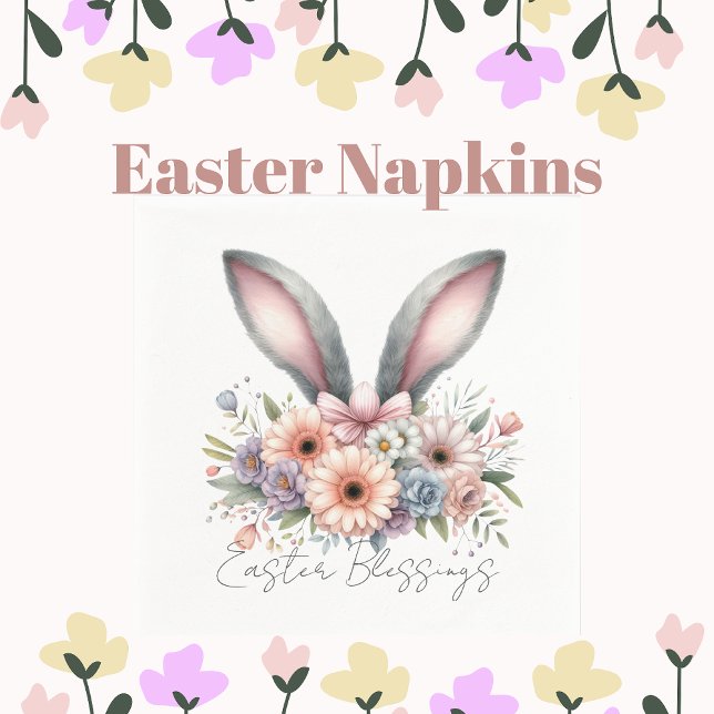 Ostersegnung Brunch Niedliches Sonnenlicht Ohren W Serviette (Von Creator hochgeladen)