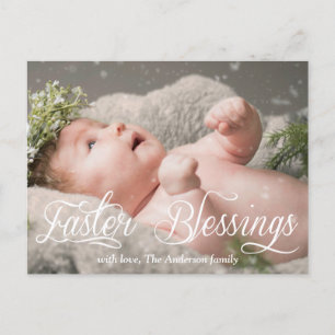 Ostersegnung Kleinkinder Foto Feiertagspostkarte