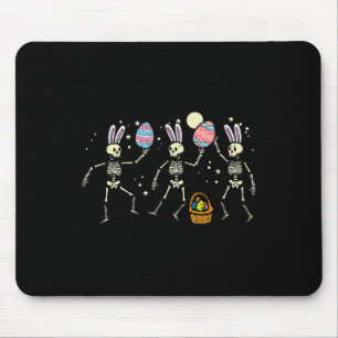 Osterskelette tanzen Eier Funny Bones Men Wome Mousepad