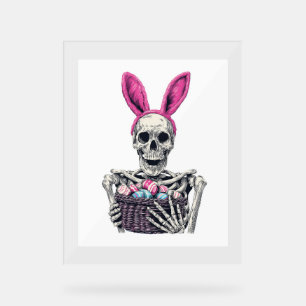 Osterskull - Sonnenschein Skelett Acrylschild