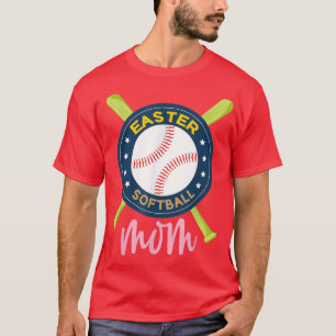 OsterSoftball Bunny Rabbit Ears Baseball Mamas Ki T-Shirt