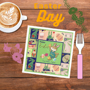 Ostersonne, kundenspezifisch farbig serviette