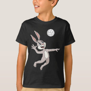 Ostersonne trifft ein Volleyball Spaß Jungs Mädche T-Shirt