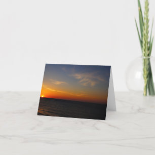 Ostersonne über dem Atlantik Feiertagskarte