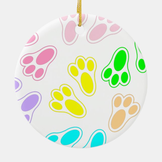 Ostersonnenbeschilderung Keramik Ornament (Hinten)
