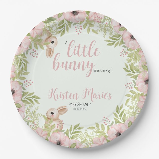 Ostersonnendusche Pappteller (Vorderseite)