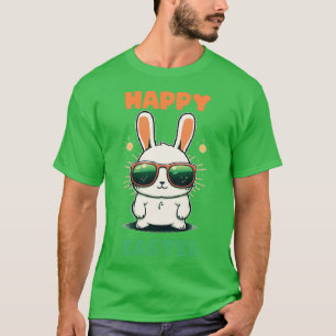 Ostersonnenhasen Gesicht lustigen Ostertag zwei T-Shirt