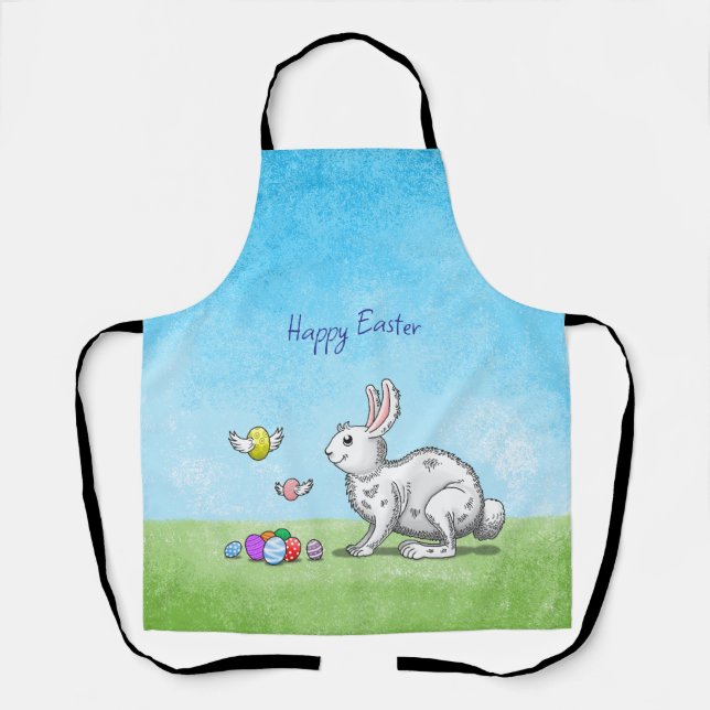 Ostersonnenjagd Schürze (Vorderseite)
