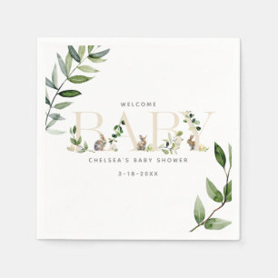 Ostersonnenkaninchen Eukalyptus Neutrale Babydusch Serviette