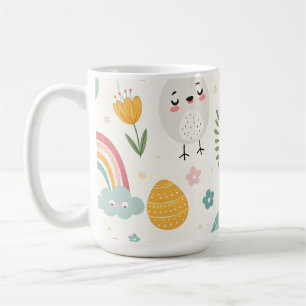 Ostersonnenmuster Kaffeetasse