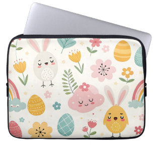 Ostersonnenmuster Laptopschutzhülle