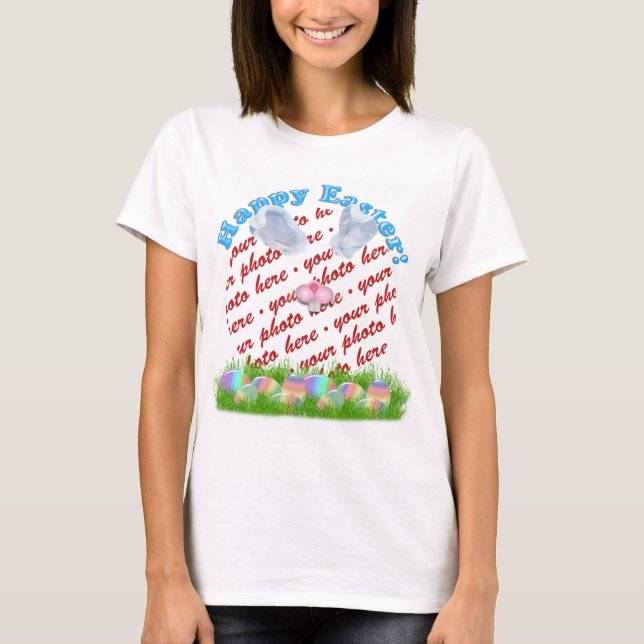 Ostersonnenrahmen für das Foto T-Shirt (Vorderseite)