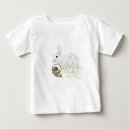 Ostersonnige Babynadel in Shirt
