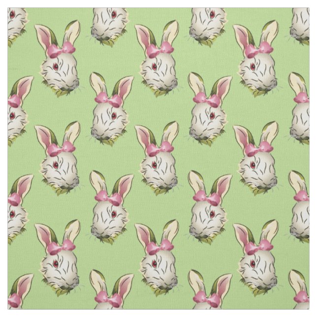 Ostersonnige Grafik mit rosa Bow Stoff (Muster)