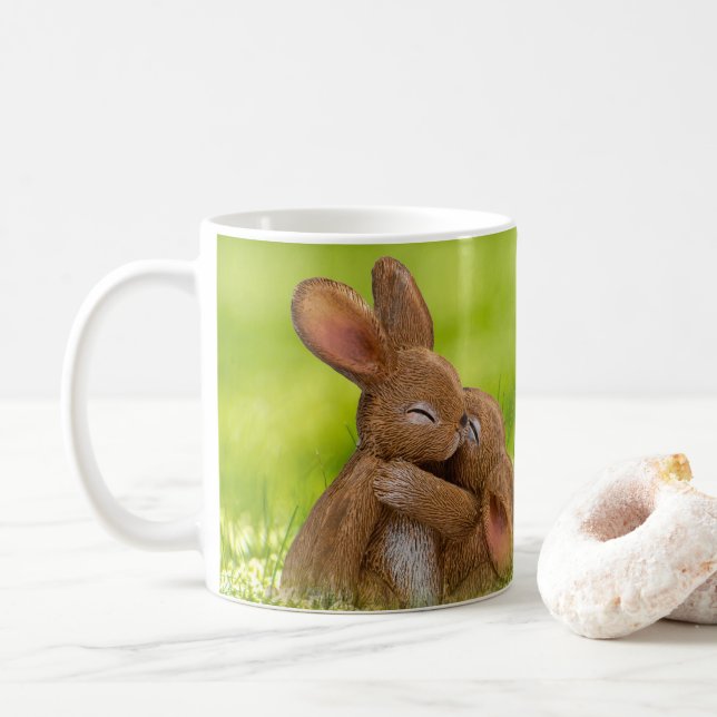 Ostersonnige Liebhaber Kaffeetasse (Mit Donut)