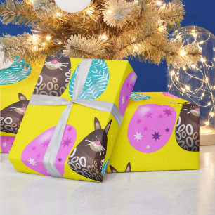 Ostersonnige Muster Geschenkpapier
