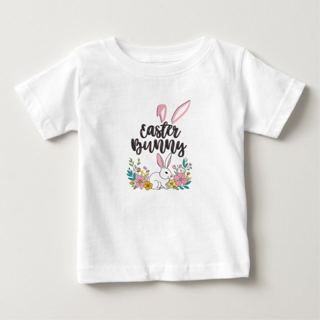 Ostersonnige Ohren Baby T-shirt (Vorderseite)