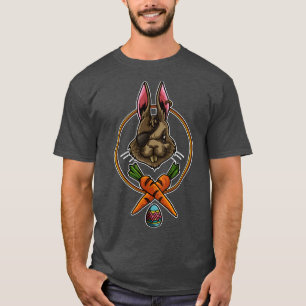 Ostersonnige Pirate Happy Osterfarbene Eier T-Shirt