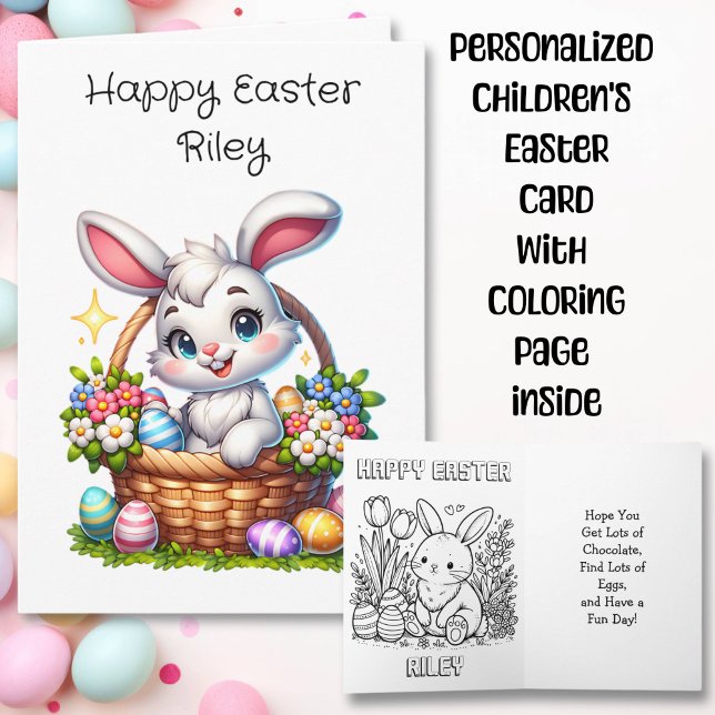 Ostersonnige und farbenfrohe Seite Karte (Von Creator hochgeladen)