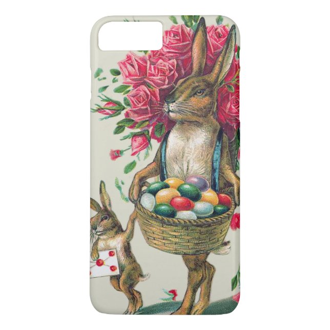Ostersonniger Vater Kinderkorb Rose Ei Case-Mate iPhone Hülle (Rückseite)