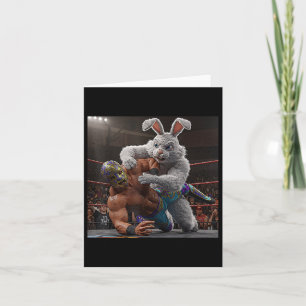 Ostersonniger Wrestling A Luchador Karte