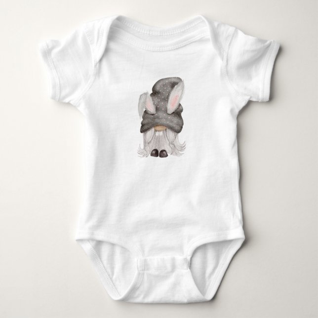 Ostersonnner Gnome Baby Bodysuit Baby Strampler (Vorderseite)