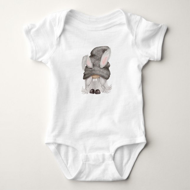 Ostersonnner Gnome Baby Bodysuit Strampler (Vorderseite)
