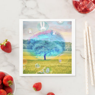 Ostersonnpapier Napkin Serviette