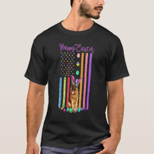 Ostersonntag Amerikanische Eier Flagge Deutscher S T-Shirt