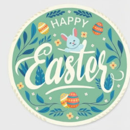 Ostersonntag Klassische Round Stickers