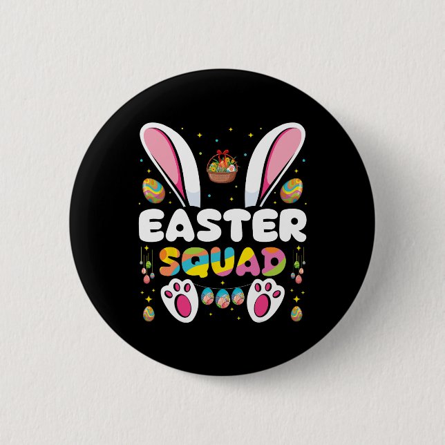 OsterSquad Ei Junting Bunny Group Matching Button (Vorderseite)