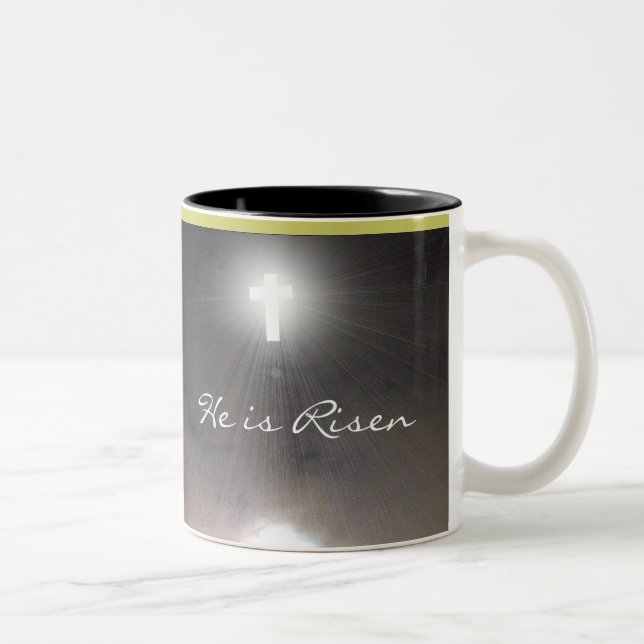 OsterT - Shirt und Geschenke Zweifarbige Tasse (Rechts)