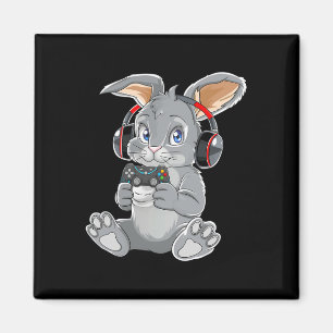 Ostertag Bunny Egg Funny Boys Girls Kids Gamer 7 Magnet