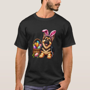 Ostertag Deutscher Schäferhund Osterhase T-Shirt