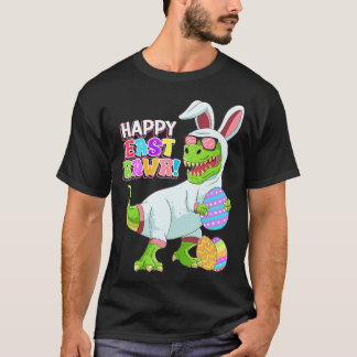 Ostertag Dinosaur Funny Happy Eastrawr T Rex Eas T-Shirt
