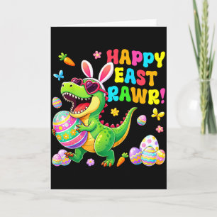 Ostertag Dinosaurier Lustig Glücklicher Ostrawr T Karte
