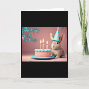 Ostertag Es ist mein Geburtstag Süßer Hase Kaninch Karte