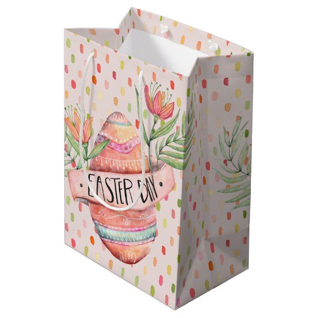 Ostertag Mittlere Geschenktüte (Rückseite Schrägansicht)
