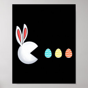 Ostertag Rabbit Eggs Fun Boys Girls Kinder Poster