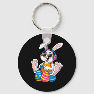 Ostertag Rabbit Gamer Funny Video Games Jungs Kind Schlüsselanhänger