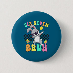 Ostertag sechs sieben bruh 6 7 Meme dabbing Hase Button